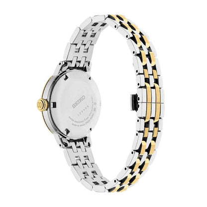Seiko Ladies' Presage Cocktail Time Automatic Two-Tone Stainless Steel Watch with Champagne Dial