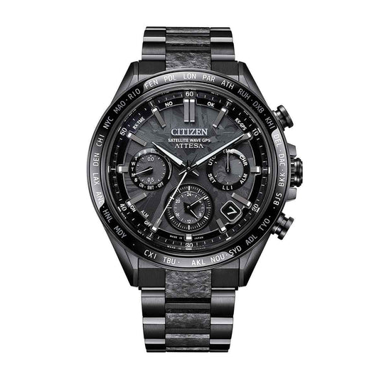 Citizen Men's Attesa Hakuto Eco-Drive Gray Titanium Watch with Black Dial (3)