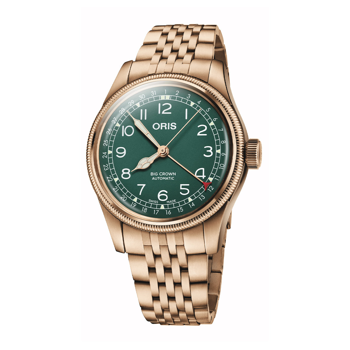 crown bronze automatic oris watch