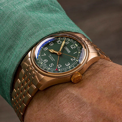 crown bronze automatic oris watch