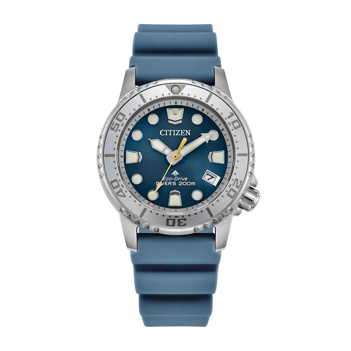Citizen Men's Promaster Dive Eco-Drive Stainless Steel Watch with Blue Dial & Polyurethane Strap
