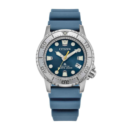 Citizen Men's Promaster Dive Eco-Drive Stainless Steel Watch with Blue Dial & Polyurethane Strap