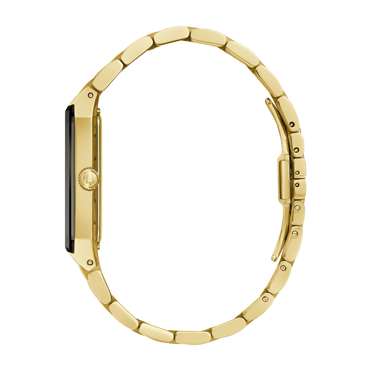 Lady of Guadalupe black dial watch alt
