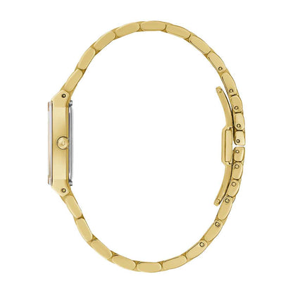 Bulova Men's Lady of Guadalupe Quartz Gold-Tone Stainless Steel Watch with Gold Dial