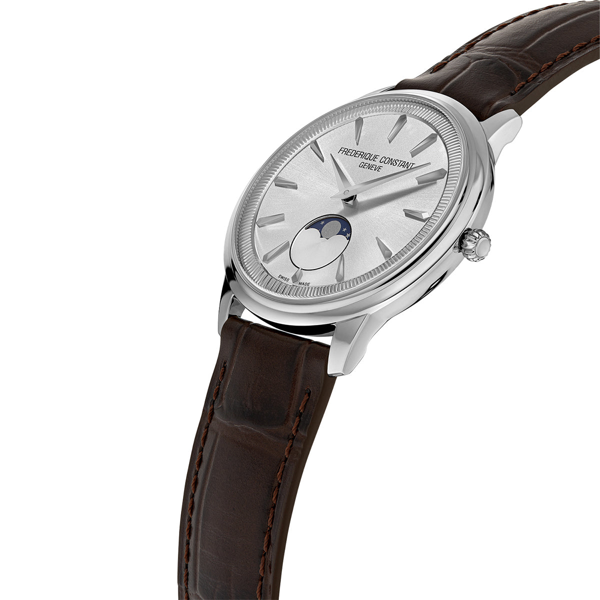 Frederique Constant ladies' quartz round watch alt