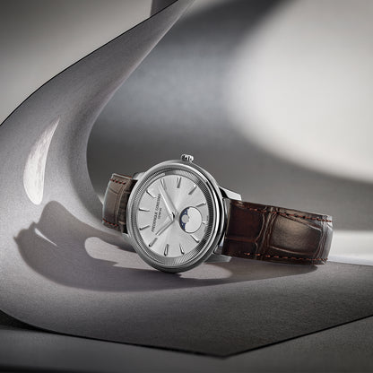 Frederique Constant ladies' quartz round watch styled