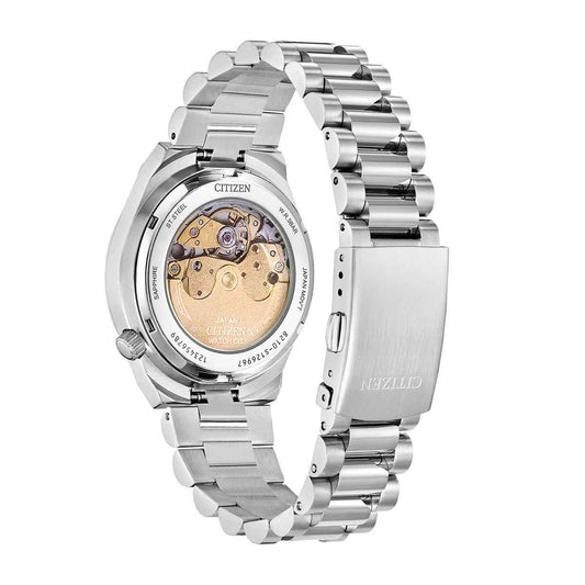 Citizen Ladies' Tsuyosa Automatic Stainless Steel Watch with Pink Dial front view