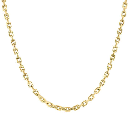 Bulova Men's 5mm 24-inch Hexagon Chain in Yellow Ion-Plated Stainless Steel