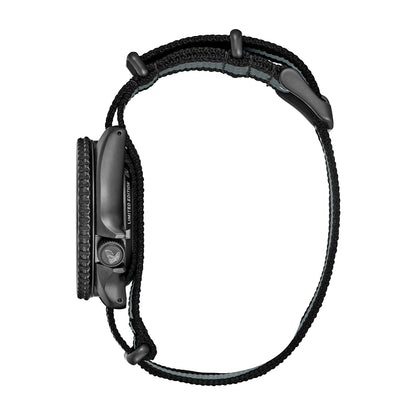 nylon strap black dial seiko automatic watch