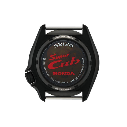 nylon strap black dial seiko automatic watch