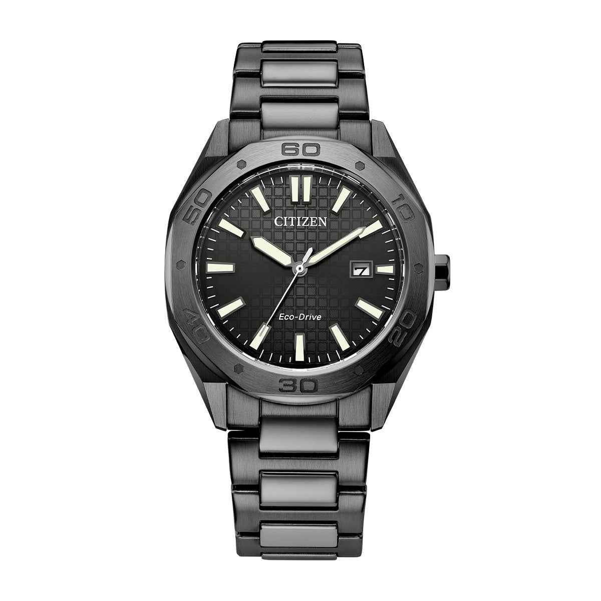Citizen Men's Odyn Eco-Drive Gray Stainless Steel Watch with Gray Dial