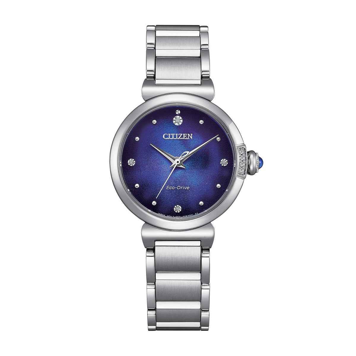 Citizen Ladies' L Mae Quartz Stainless Steel Watch with Blue Dial