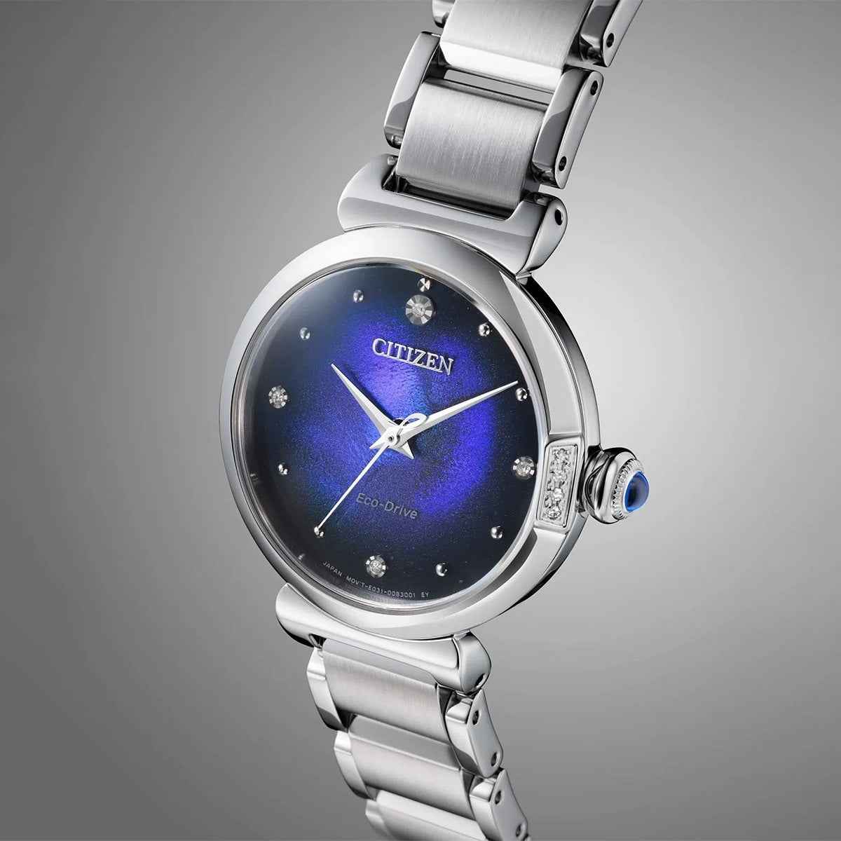 Citizen Ladies' L Mae Quartz Stainless Steel Watch with Blue Dial