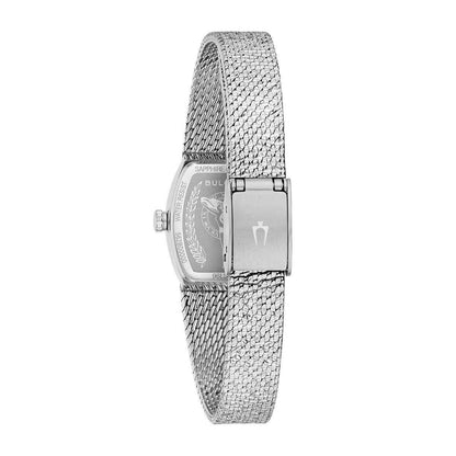 Bulova Ladies' Goddess of Time Quartz Stainless Steel Watch with Blue Dial