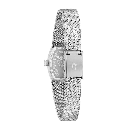 Bulova Ladies' Goddess of Time Quartz Stainless Steel Watch with Blue Dial