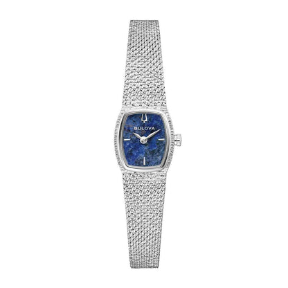 Bulova Ladies' Goddess of Time Quartz Stainless Steel Watch with Blue Dial