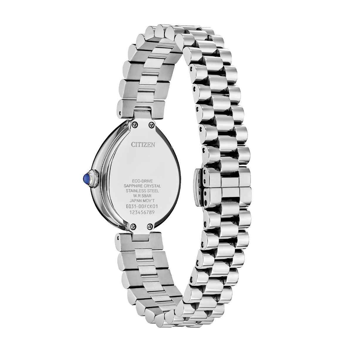 Citizen Ladies' L Rainell Eco-Drive Stainless Steel Watch with Silver Dial