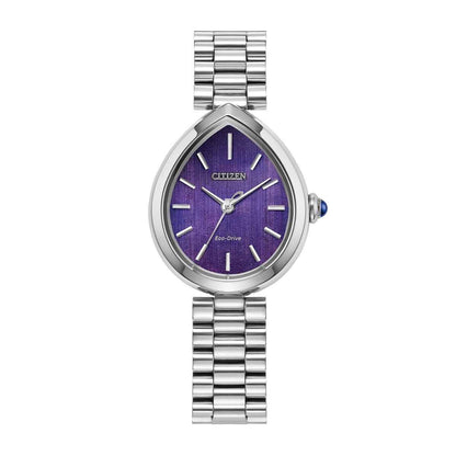 Citizen Ladies' L Rainell Eco-Drive Stainless Steel Watch with Purple Dial