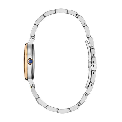 Citizen Ladies' L Classic Eco-Drive Two-Tone Stainless Steel Watch with White Dial
