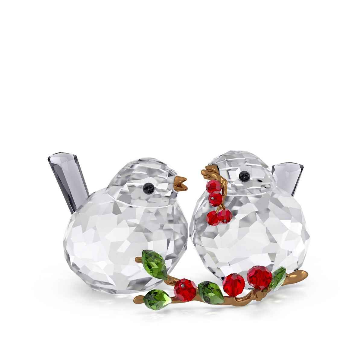 Swarovski Idyllia Bird Couple & Berries Figurine