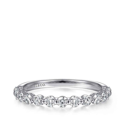 Gabriel & Co. 1/2 ct. tw. Diamond Prong Ring in 14K White Gold