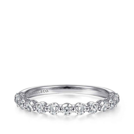 Gabriel & Co. 1/2 ct. tw. Diamond Prong Ring in 14K White Gold
