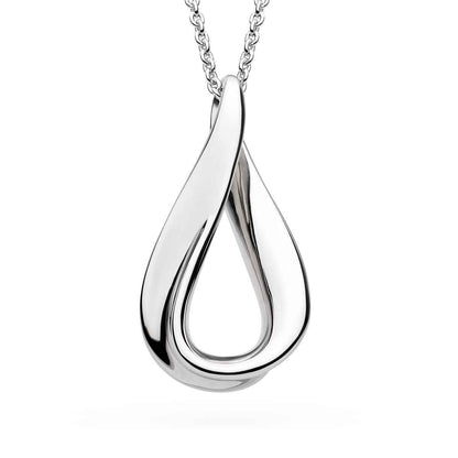 Kit Heath Large Serenity Loop Pendant in Sterling Silver