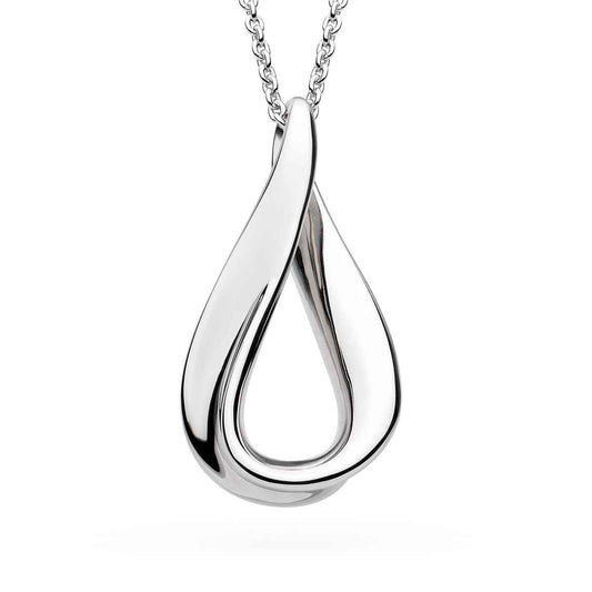 Kit Heath Large Serenity Loop Pendant in Sterling Silver