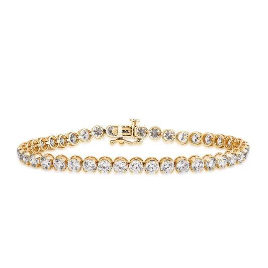 Adamante 10 ct. tw. Lab-Grown Diamond Tennis Bracelet in 10K Yellow Gold
