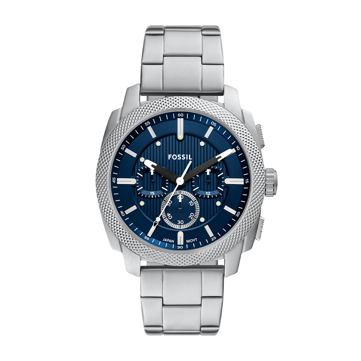 Fossil blue dial watch