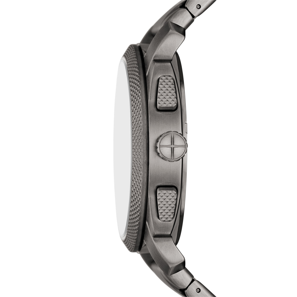 black dial grey Fossil watch alt