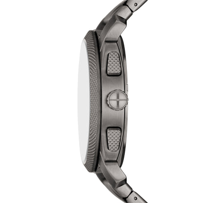black dial grey Fossil watch alt