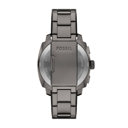 black dial grey Fossil watch alt