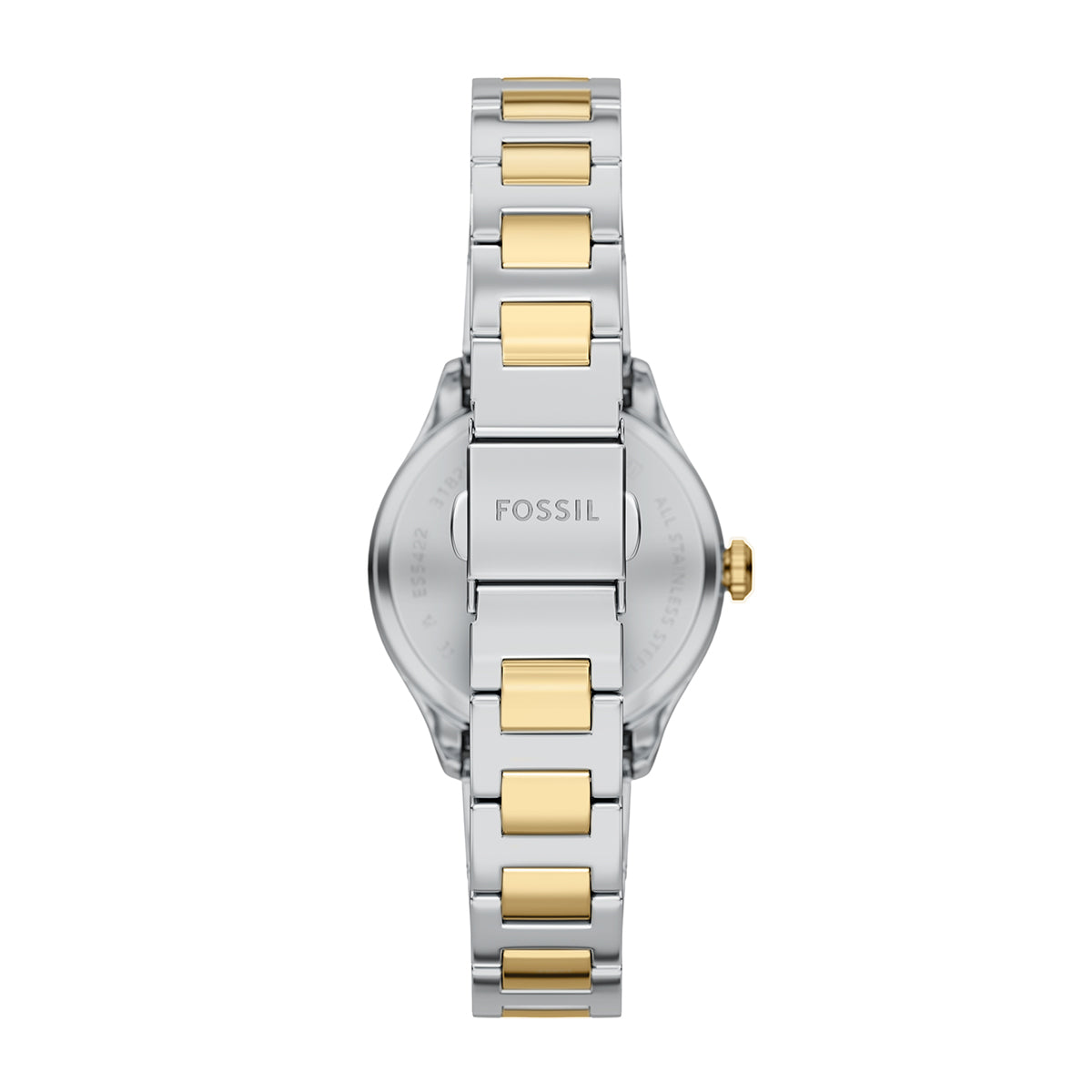 two tone ladies' Fossil watch alt