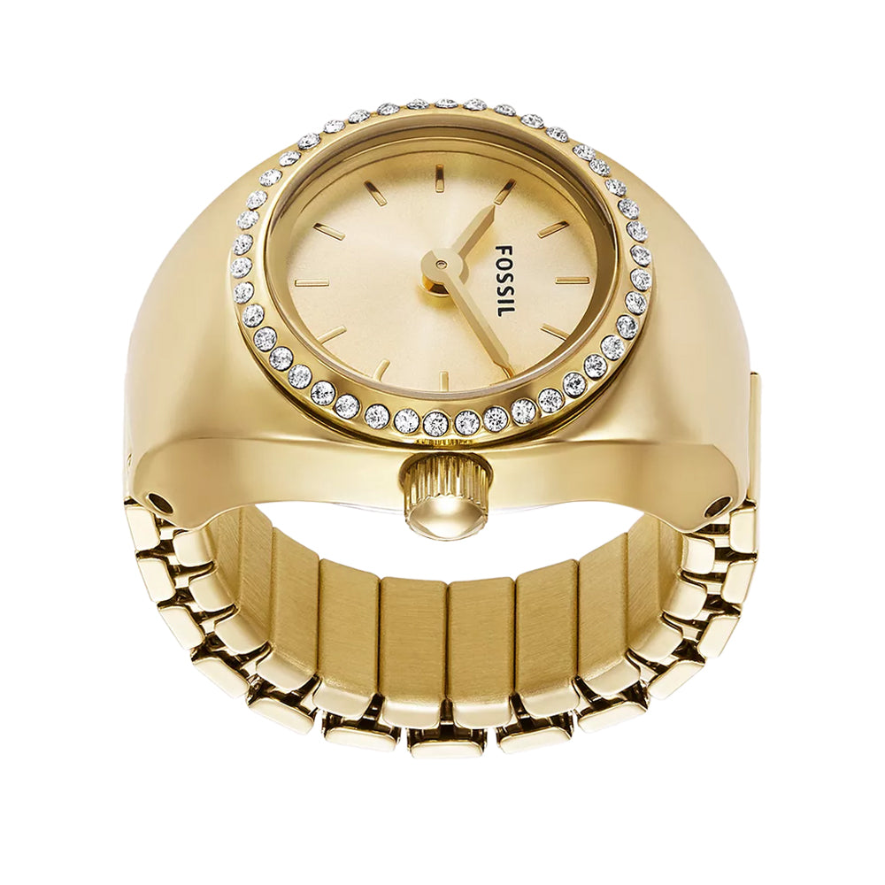Fossil gold watch ring