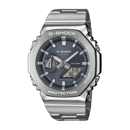 G-Shock Men's G-Steel Quartz Stainless Steel Watch with Grey Dial