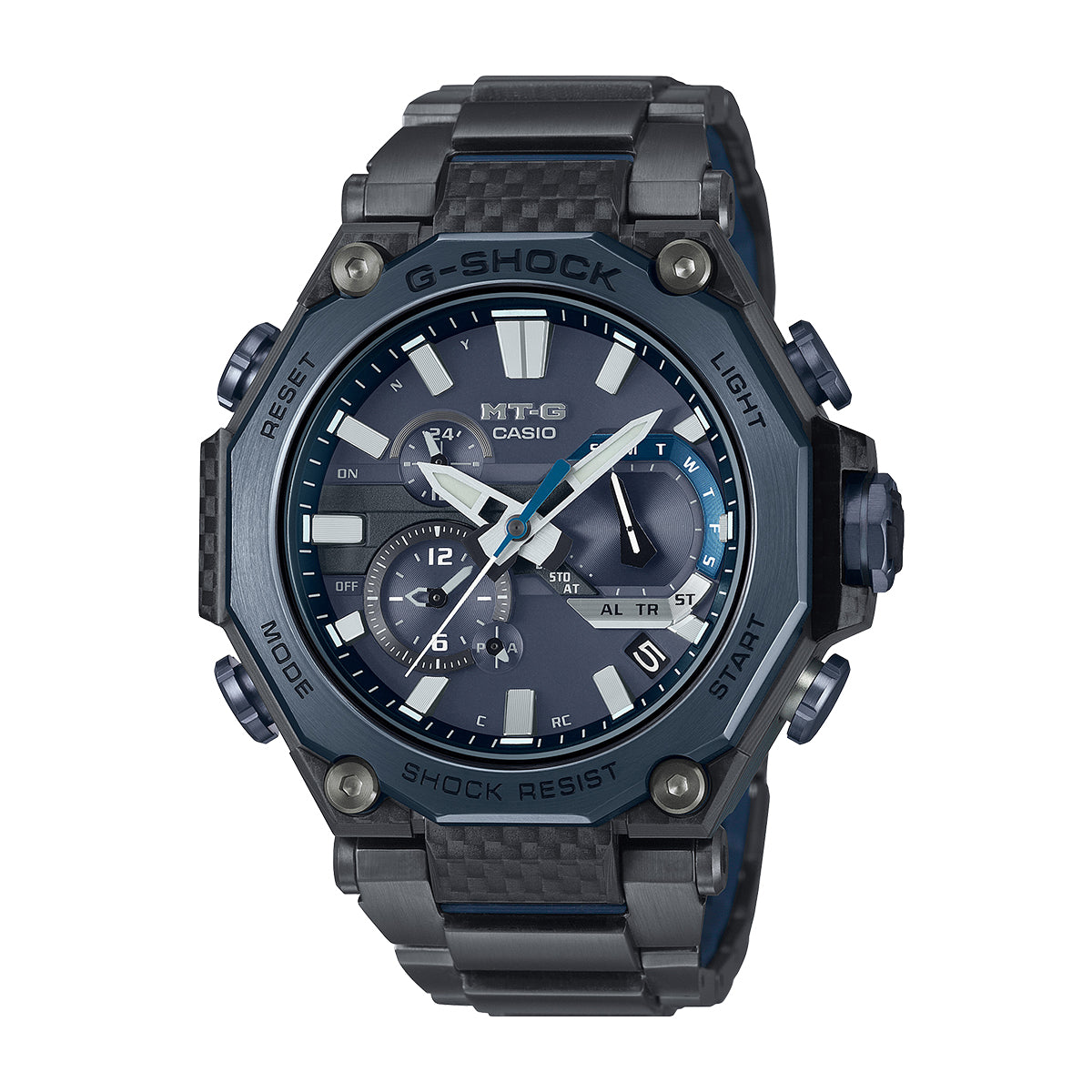 g-shock quartz blue ion watch