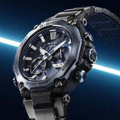 g-shock quartz blue ion watch