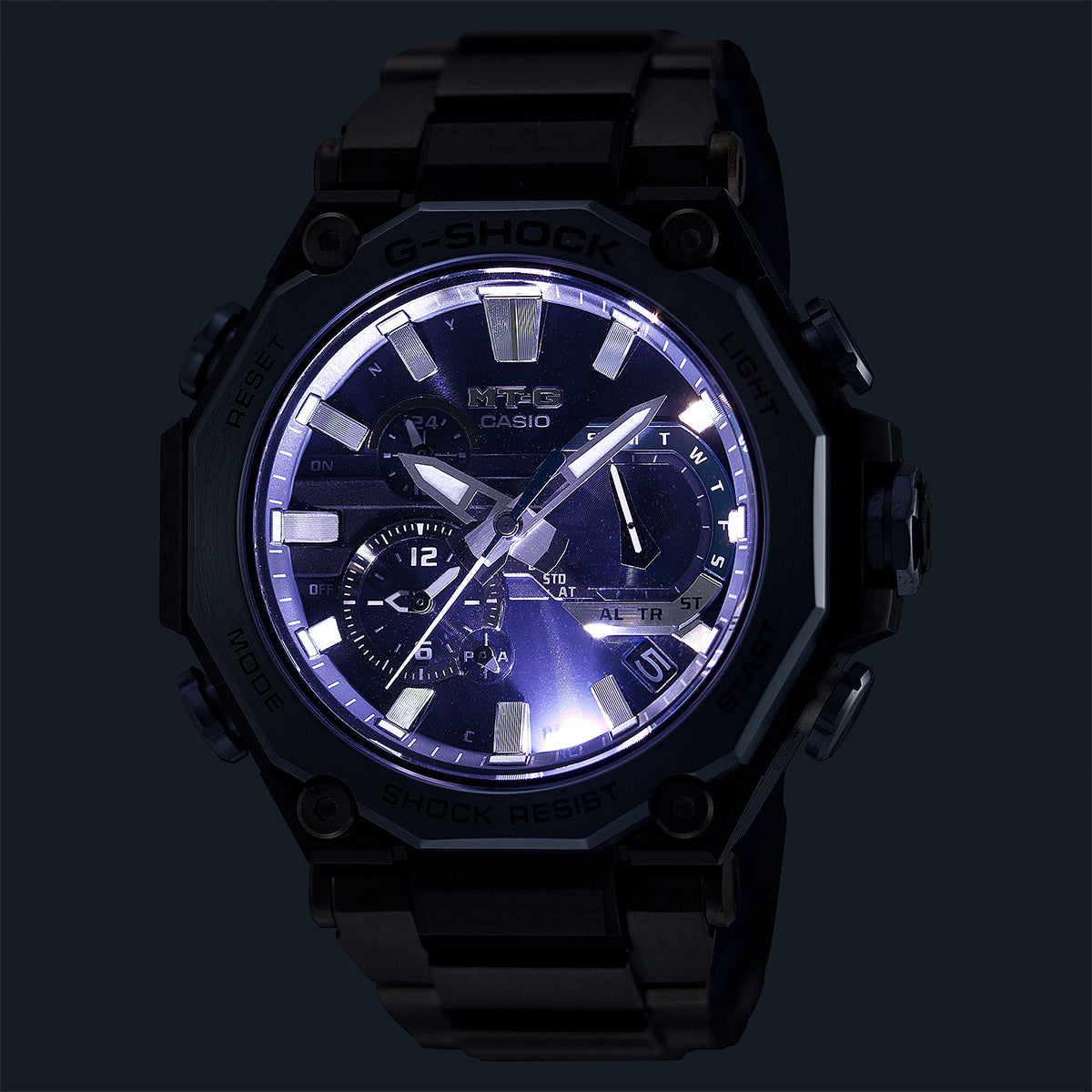 g-shock quartz blue ion watch