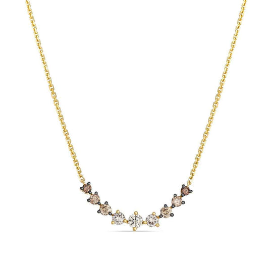 Le Vian 1/2 ct. tw. Chocolate Diamond Ombre Necklace in 14K Honey Gold