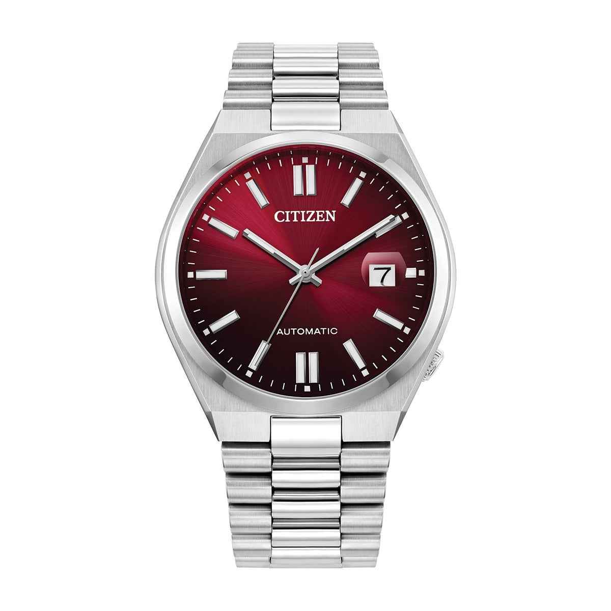 Citizen Men's Tsuyosa Automatic Stainless Steel Watch with Red Dial