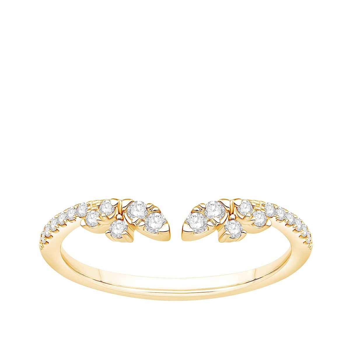 1/5 ct. tw. Diamond Open Ring Enhancer in 14K Yellow Gold