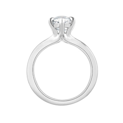 Adamante 3 ct. tw. Lab-Grown Marquise Diamond Solitaire Engagement Ring front view