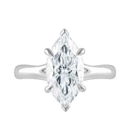 Adamante 3 ct. tw. Lab-Grown Marquise Diamond Solitaire Engagement Ring side profile