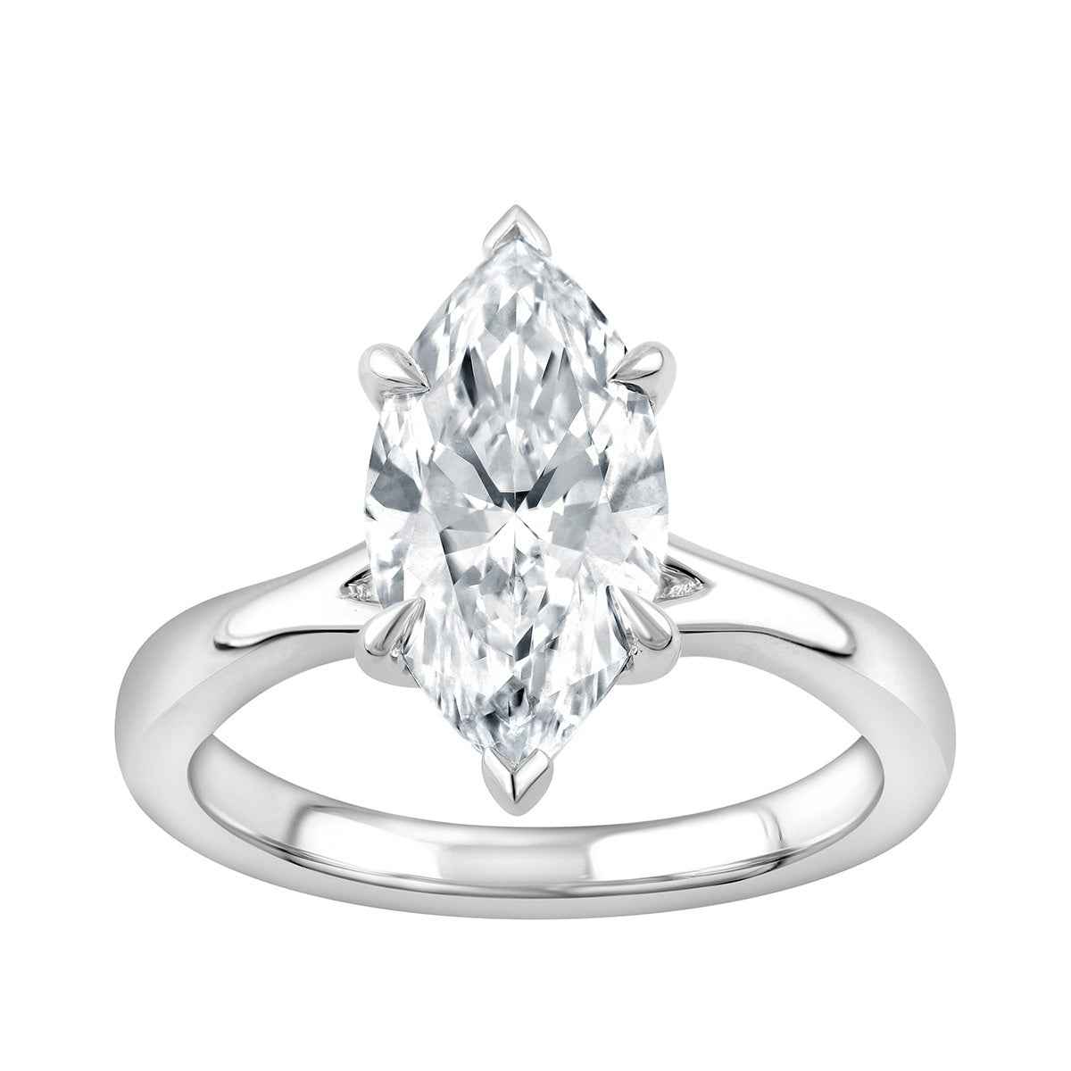Adamante 3 ct. tw. Lab-Grown Marquise Diamond Solitaire Engagement Ring