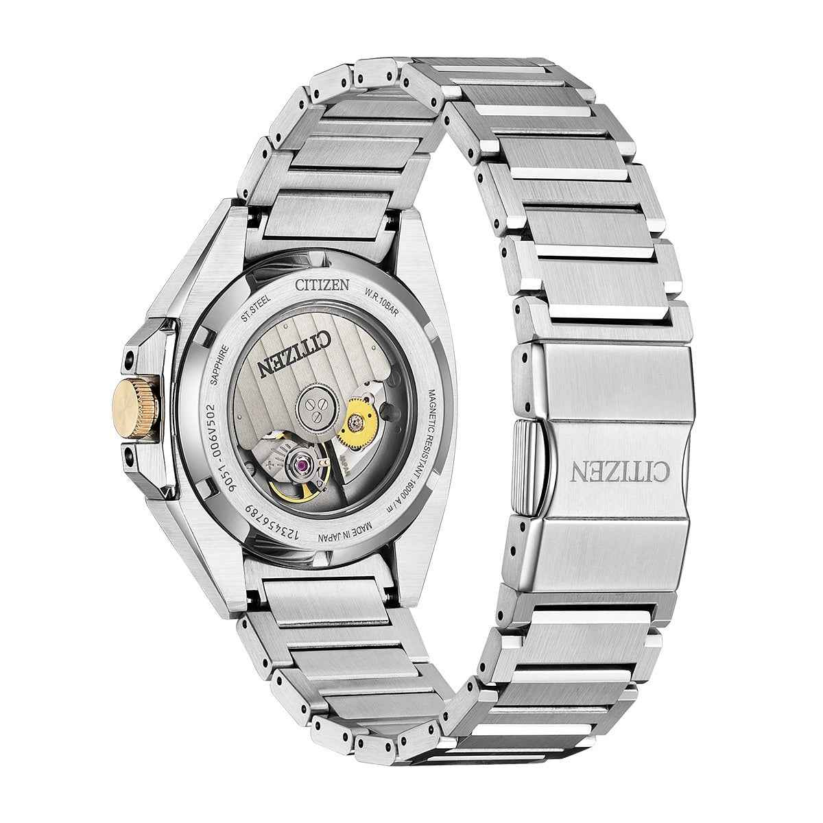 Citizen Men's Series 8 Automatic Stainless Steel Watch with Champagne Dial