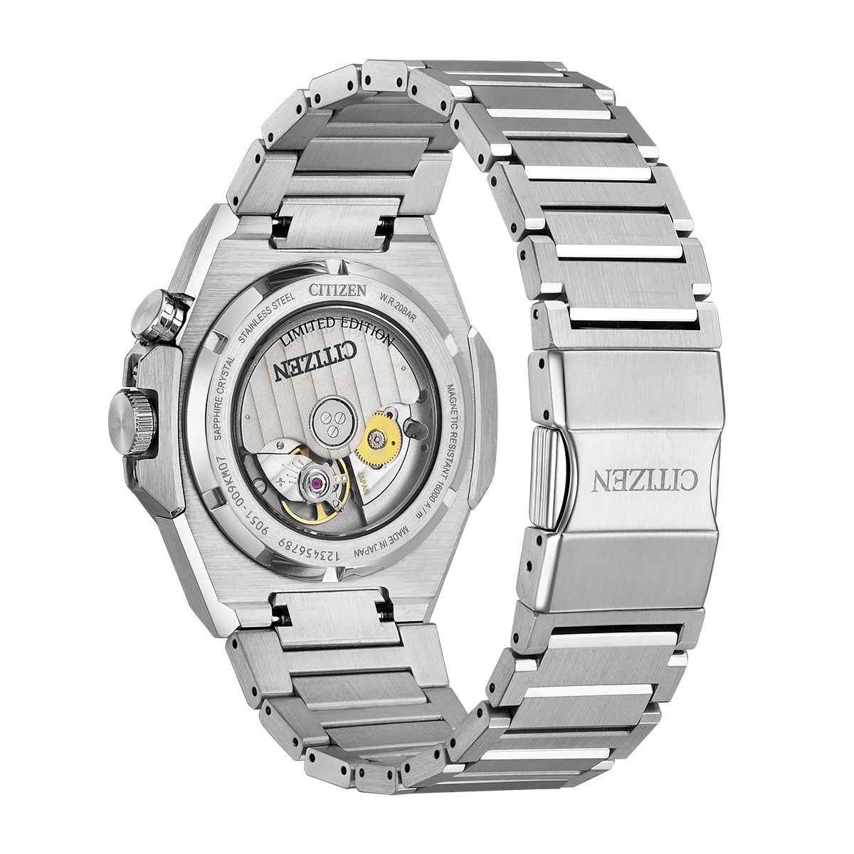 Citizen Men's Series 8 City Lights Automatic Stainless Steel Watch with Silver Dial