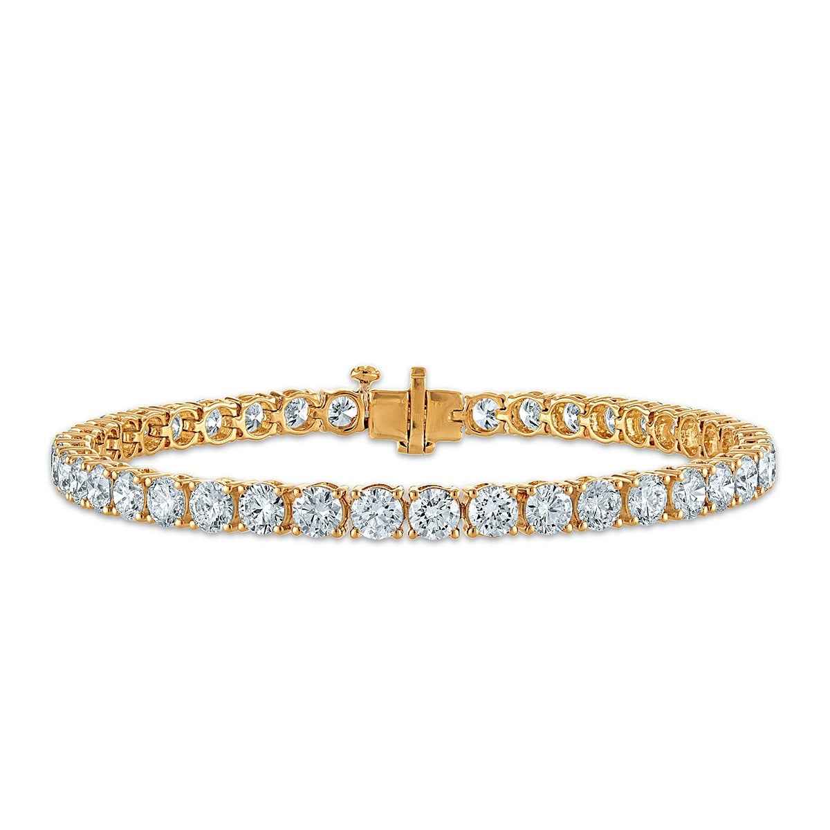 Adamante 10 ct. tw. Lab-Grown Diamond Tennis Bracelet in 14K Yellow Gold