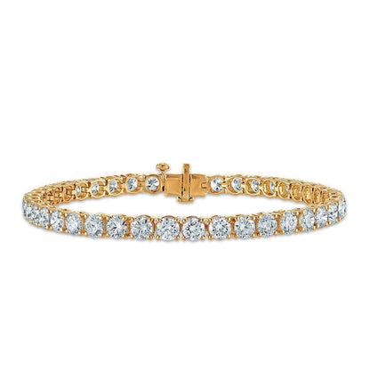 Adamante 10 ct. tw. Lab-Grown Diamond Tennis Bracelet in 14K Yellow Gold