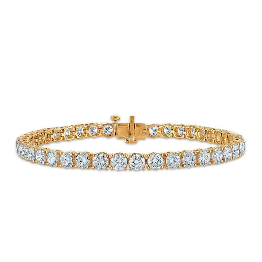 Adamante 10 ct. tw. Lab-Grown Diamond Tennis Bracelet in 14K Yellow Gold